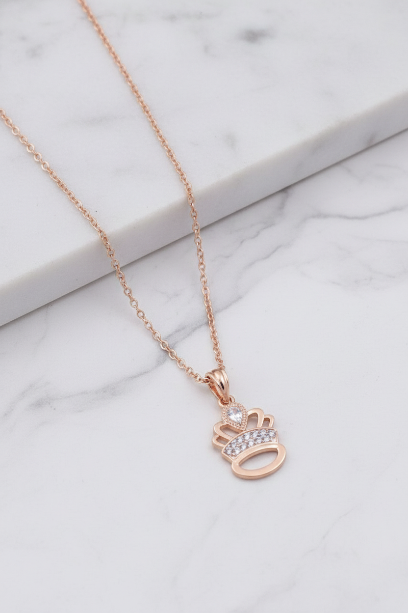 Celestial Crown Pendant Necklace