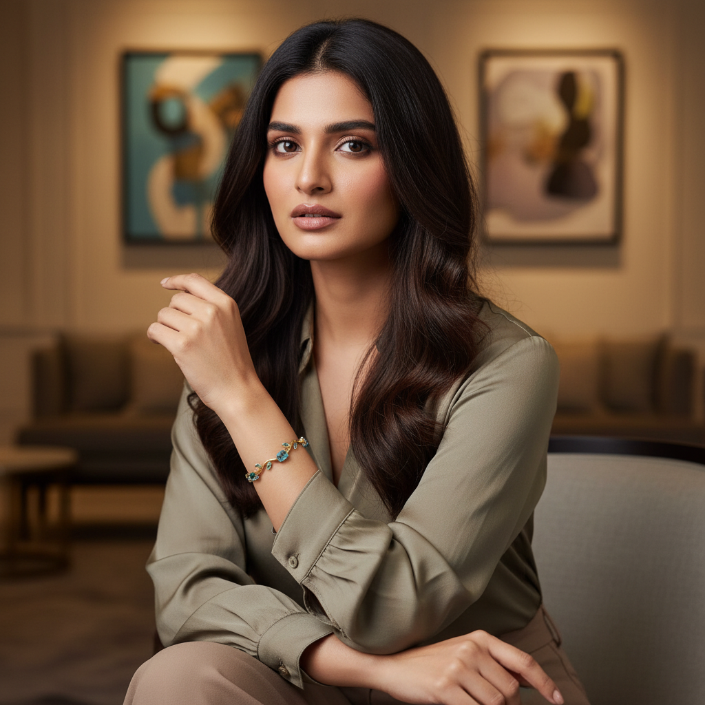 Aqua Elegance Tulip Bracelet