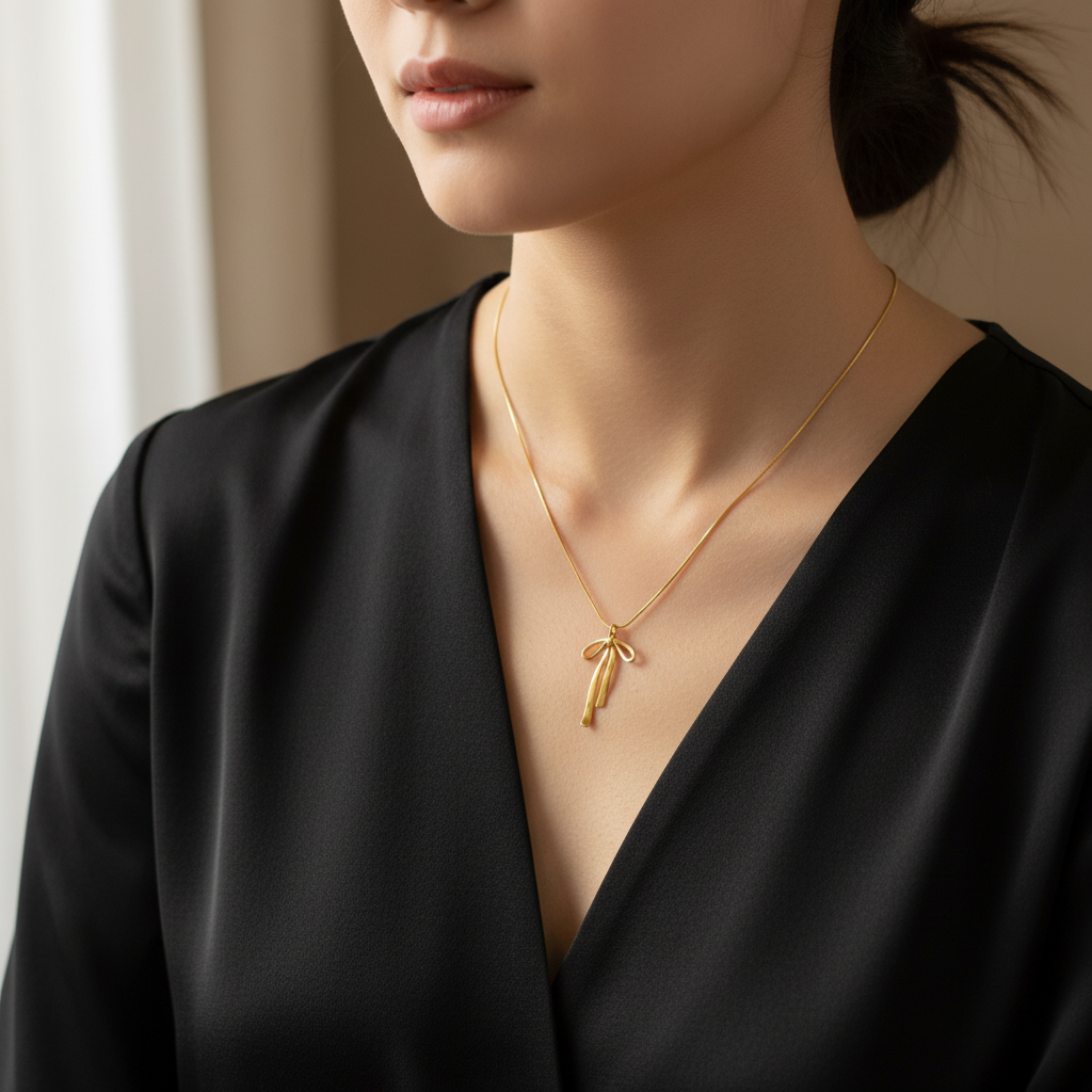 Elysian Bow Necklace
