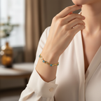 Aqua Elegance Tulip Bracelet