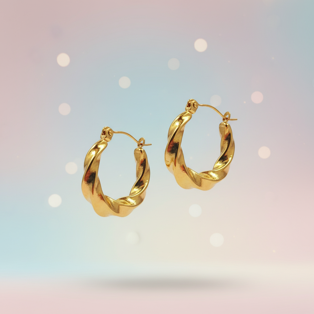 Aurora Elegance Hoop Earrings