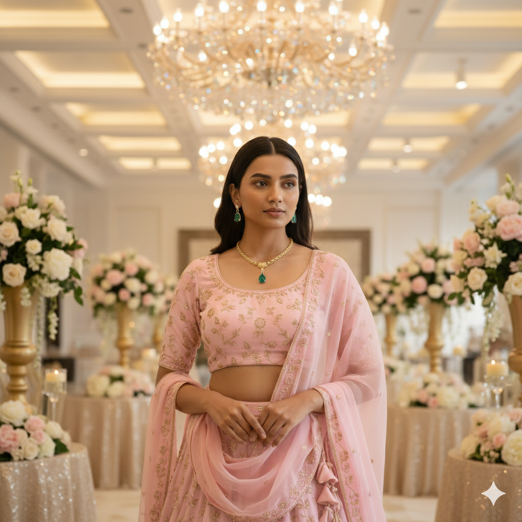 Emerald Royale Anti-Tarnish Teardrop Set