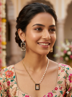 Enchanting Butterfly & Pearl Luxe Mixed Chain Jewelry Set