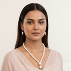Classic Pearl Glow Anti-Tarnish Necklace Set