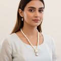 Classic Pearl Glow Anti-Tarnish Necklace Set