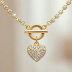Eternal Sparkle Heart Necklace